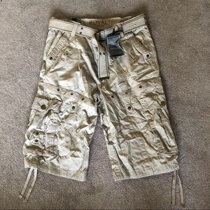Royal premium khaki tan shorts